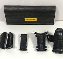 Плинтус Плинтус Ideal Comfort 55mm Венге черный 302 фото 1 | FLOORDEALER